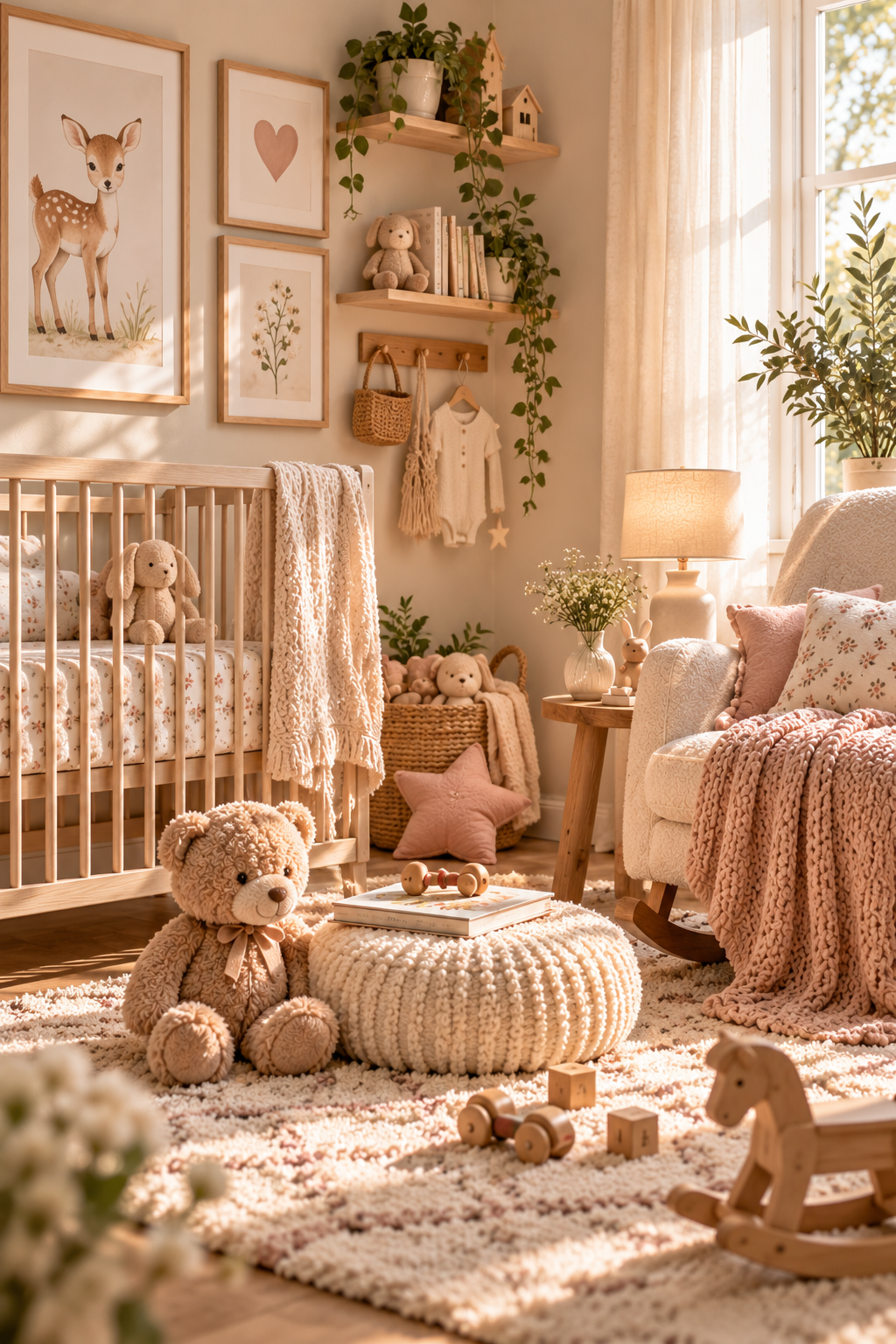 Personal nursery decorated with meaningful details
